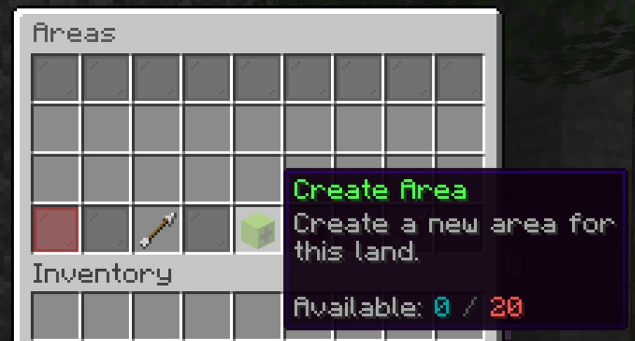 点击添加子区域按钮